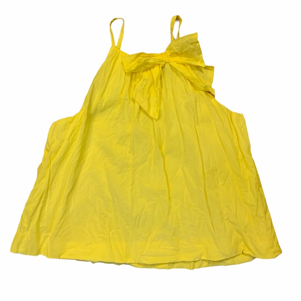 Sophie Catalou yellow tank with bow, 9/10